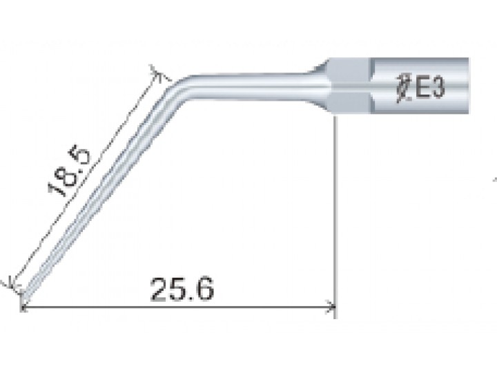 Насадка E3 эндодонтическая на скалер (разъем UDS Woodpecker, EMS)