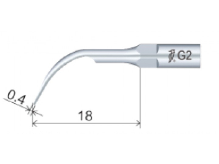 Насадка G2 для удаления зубного камня на скалер (разъем UDS Woodpecker, EMS)