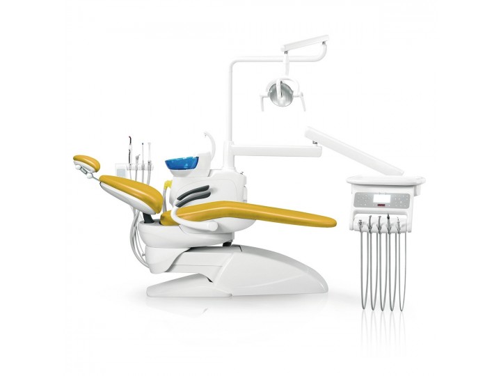Установка стоматологическая BZ636 compact с нижней подачей со скалером цвет Р05 жёлтый