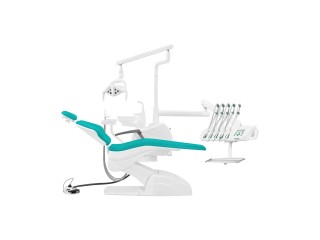 Установка стоматологическая QL2028 (Pragmatic) с верхней подачей со скалером цвет Р03 бирюзовый