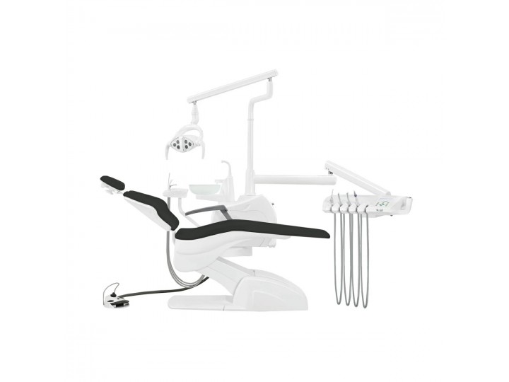 Установка стоматологическая QL2028 (Pragmatic) с нижней подачей цвет P12 черный