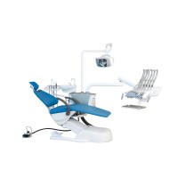 Установка стоматологическая BZ637 Standart с верхней подачей со скалером цвет МР03 голубой