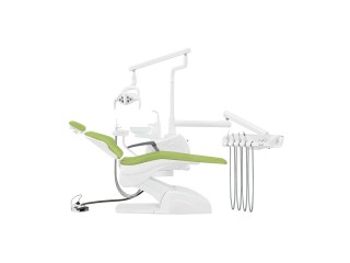 Установка стоматологическая QL2028 (Pragmatic) с нижней подачей с мягкой обивкой цвет МО7 зелёный
