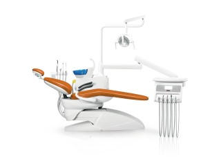 Установка стоматологическая BZ636 compact с нижней подачей со скалером цвет Р06 оранжевый