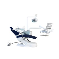 Установка стоматологическая BZ637 Standart с микромотором с верхней подачей со скалером цвет MP01 тёмно-синий