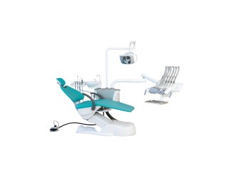 Установка стоматологическая BZ637 Standart с верхней подачей со скалером цвет МР04 бирюзовый