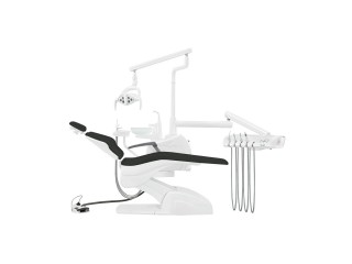 Установка стоматологическая QL2028 (Pragmatic) с нижней подачей с мягкой обивкой цвет P12 черный