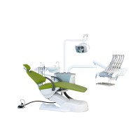 Установка стоматологическая BZ637 Standart с верхней подачей со скалером цвет МР05 зелёный