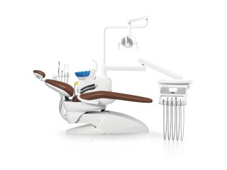 Установка стоматологическая BZ636 compact с нижней подачей со скалером цвет Р14 коричневый