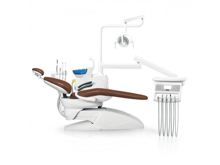 Установка стоматологическая BZ636 compact с нижней подачей со скалером цвет Р14 коричневый