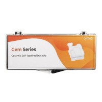 Набор брекетов Gem Ceramic керамических самолигирующих .022 MBT с крючком, ORJ (20 шт)