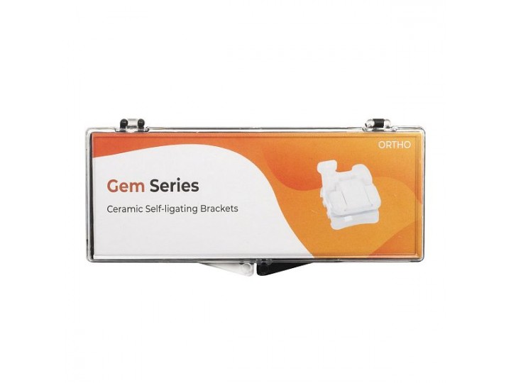 Брекет Gem Ceramic керамический самолигирующий .018 MBT, ORJ (1 шт)