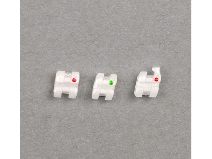 Набор брекетов Clear керамических .022 ROTH с крючком, ORJ (20шт)