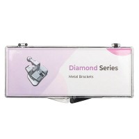 Набор брекетов Diamond металлический .018 ROTH с крючком, ORJ (20 шт)