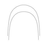 Дуга NI-Ti Coated нитиноловая с покрытием, NATURAL, круглая, ORJ (1 шт)