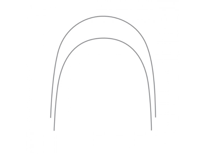 Дуга NI-Ti Coated нитиноловая с покрытием, NATURAL, круглая, ORJ (1 шт)