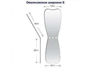 Зеркало внутриротовое для фотографирования с родиевым покрытием арт. 13577