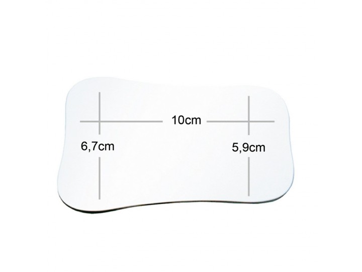 Зеркало фотографическое, двухстороннее, окклюзионное, для взрослых, хромированное арт. MZP512.