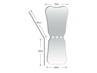 Зеркало внутриротовое для фотографирования с родиевым покрытием арт. 13571