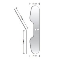 Зеркало внутриротовое для фотографирования с родиевым покрытием арт. 13572