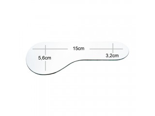 Зеркало фотографическое, двухстороннее, лингвальное узкое, хромированное арт. MZP542