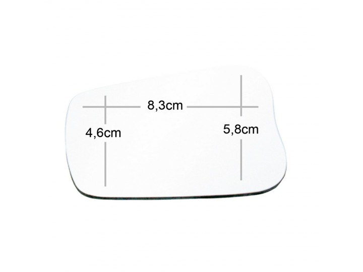 Зеркало фотографическое, двухстороннее, окклюзионное, для детей, хромированное арт. MZP522