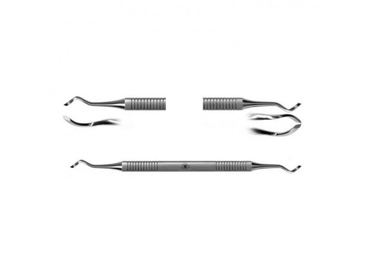 HSG 030-26 - нож эмалевый двусторонний, дистальный, форма 26