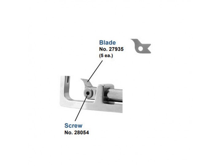 Лезвие для щипцов конвертации щечных трубок 27935