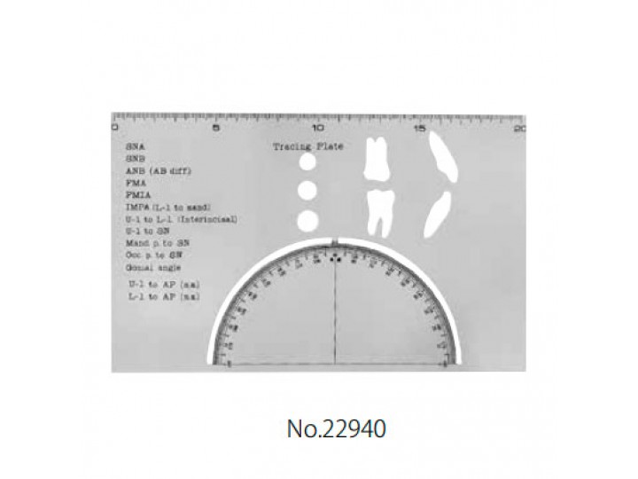 Таблица-шкала YS-40 для анализа движений челюсти