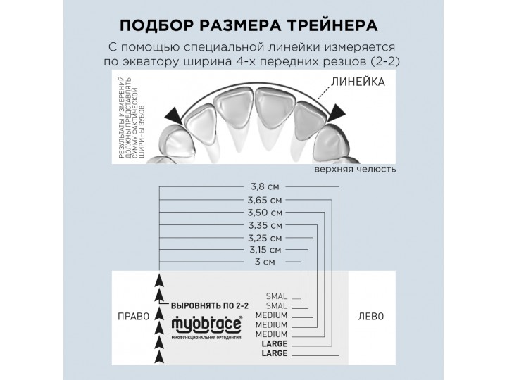 Трейнер Myobrace I-3 Medium с каркасом, желтый 413000