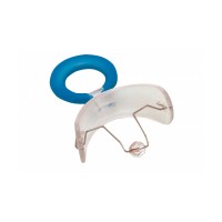 Вестибулярная пластина MUPPY с бусинкой, классическая, LARGE (с синим кольцом, от 5 до 8 лет).