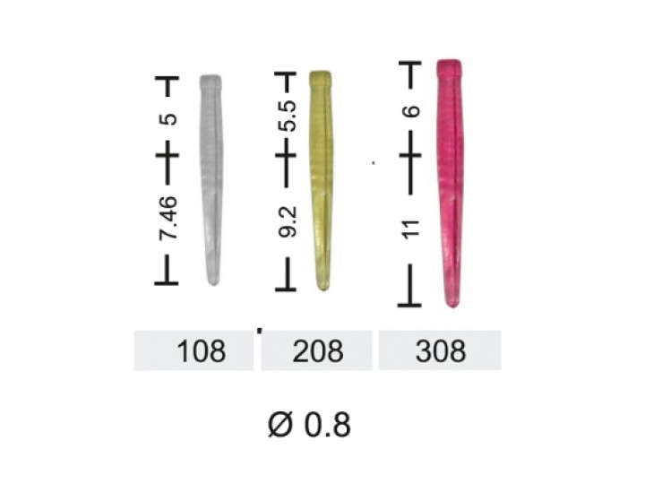 Беззольные штифты YuniPin №108