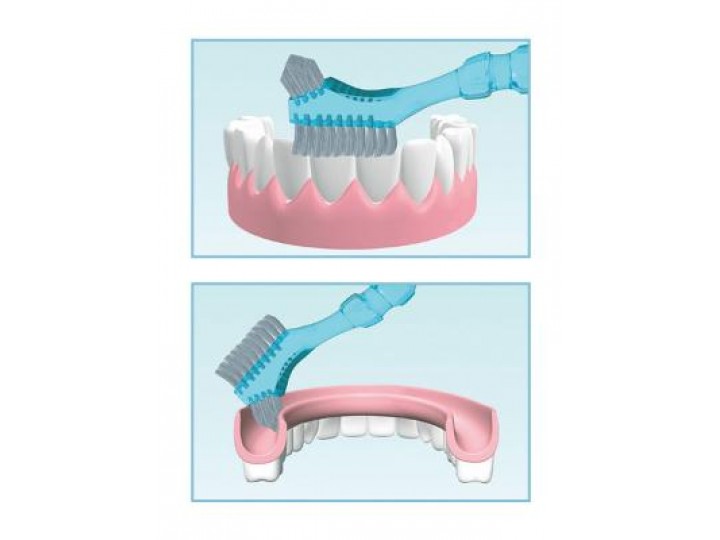 Щетка для чистки протезов Protho Brush De Luxe