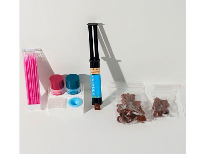 ESTECEM II PLUS- Композитный цемент для фиксации двойного отверждения (набор) цвет универсальный