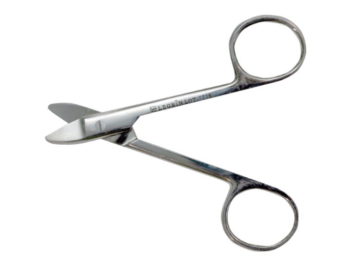 Ножницы коронковые Legrin прямые 10,5 см (круглая форма)