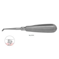 Инструмент для механического разжимания разрезананых металлических коронок, изогнутый 21074