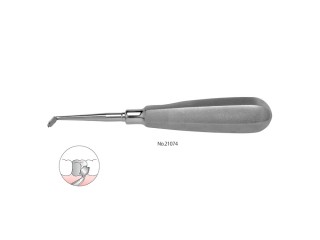 Инструмент для механического разжимания разрезананых металлических коронок, изогнутый 21074