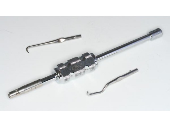 Коронкосниматель для вкладок, коронок и мостов, маятникового типа с двумя насадками, 21020