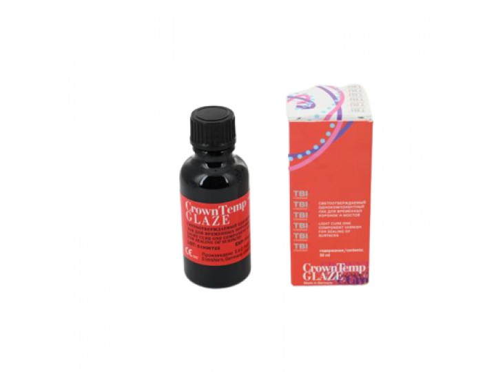 CrownTemp Glaze, лак светоотверждаемый, 30 мл