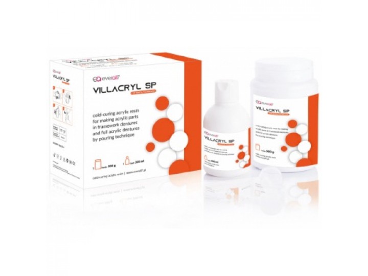 Виллакрил СП пластмасса для бюгельных протезов - Villacryl SP (500г + 300мл)
