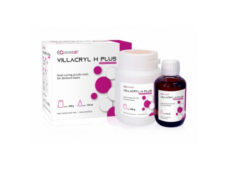Виллакрил H Плюс пластмасса базисная - Villacryl H Plus V4 мини-упаковка (350 г + 150 мл)