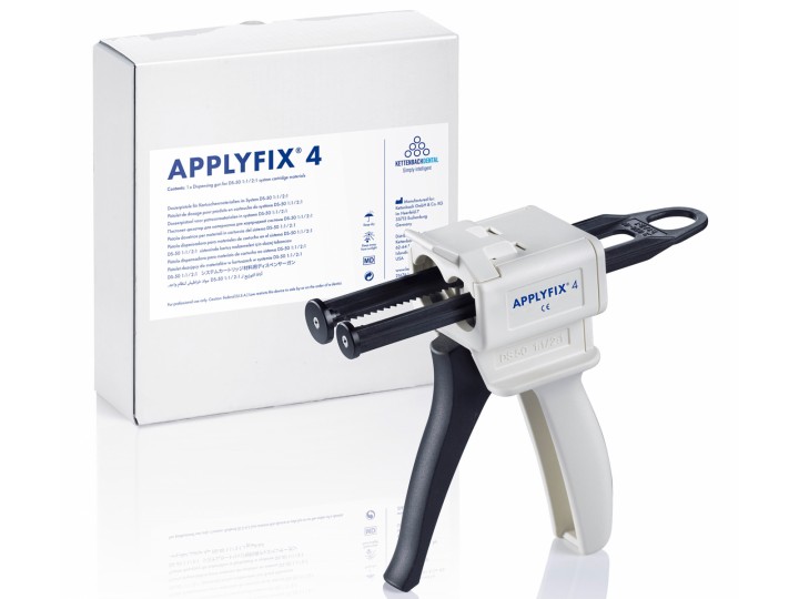 Пистолет-диспенсер Applyfix 4 для смешивания силикона, для картриджей 50 мл, 1:1/2:1, Kettenbach