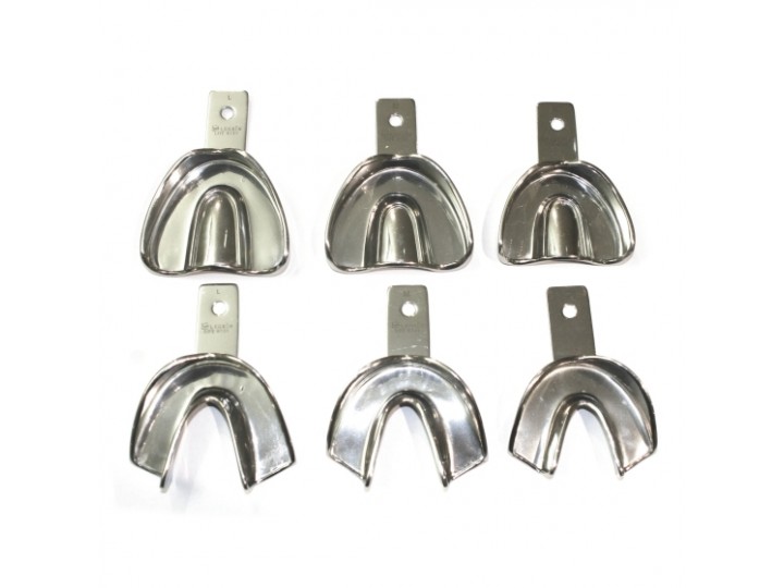 Ложки слепочные неперфорированные 6 шт, Legrin