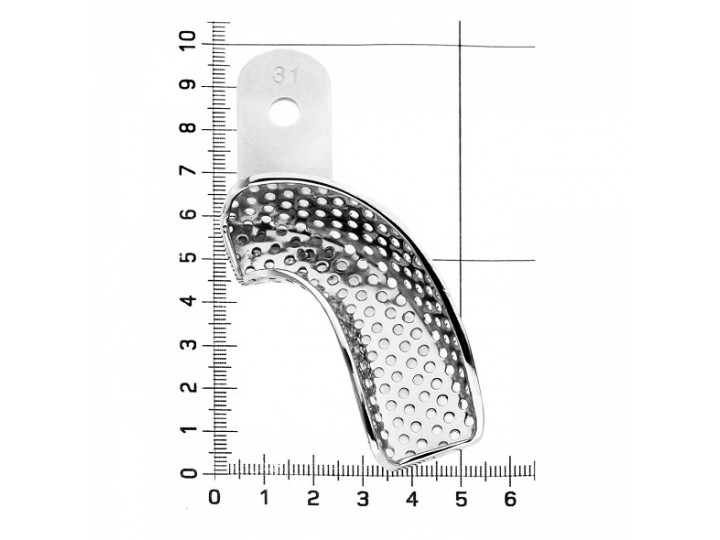 Ложка слепочная правая перфорированная 33-62R