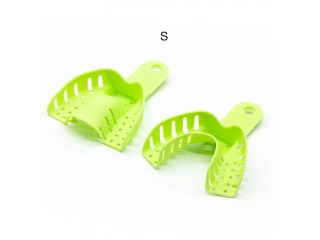 Ложки слепочные пластиковые стоматологические, 2 шт, (1 верх, 1 низ), размер S (5-6)