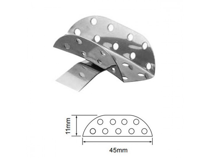 Ложка слепочная вращающаяся для частичных слепков, для молочных зубов 19465