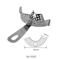 Ложка слепочная перфорированная фронтальная полная, 19203
