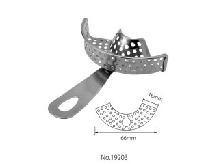Ложка слепочная перфорированная фронтальная полная, 19203