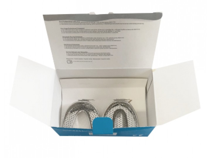 Ложки слепочные стальные перфорированные набор 6 шт, Legrin