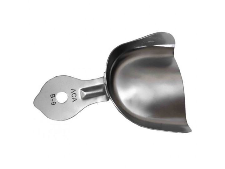 Ложка слепочная металлическая без перфорации В-9 ММИЗ